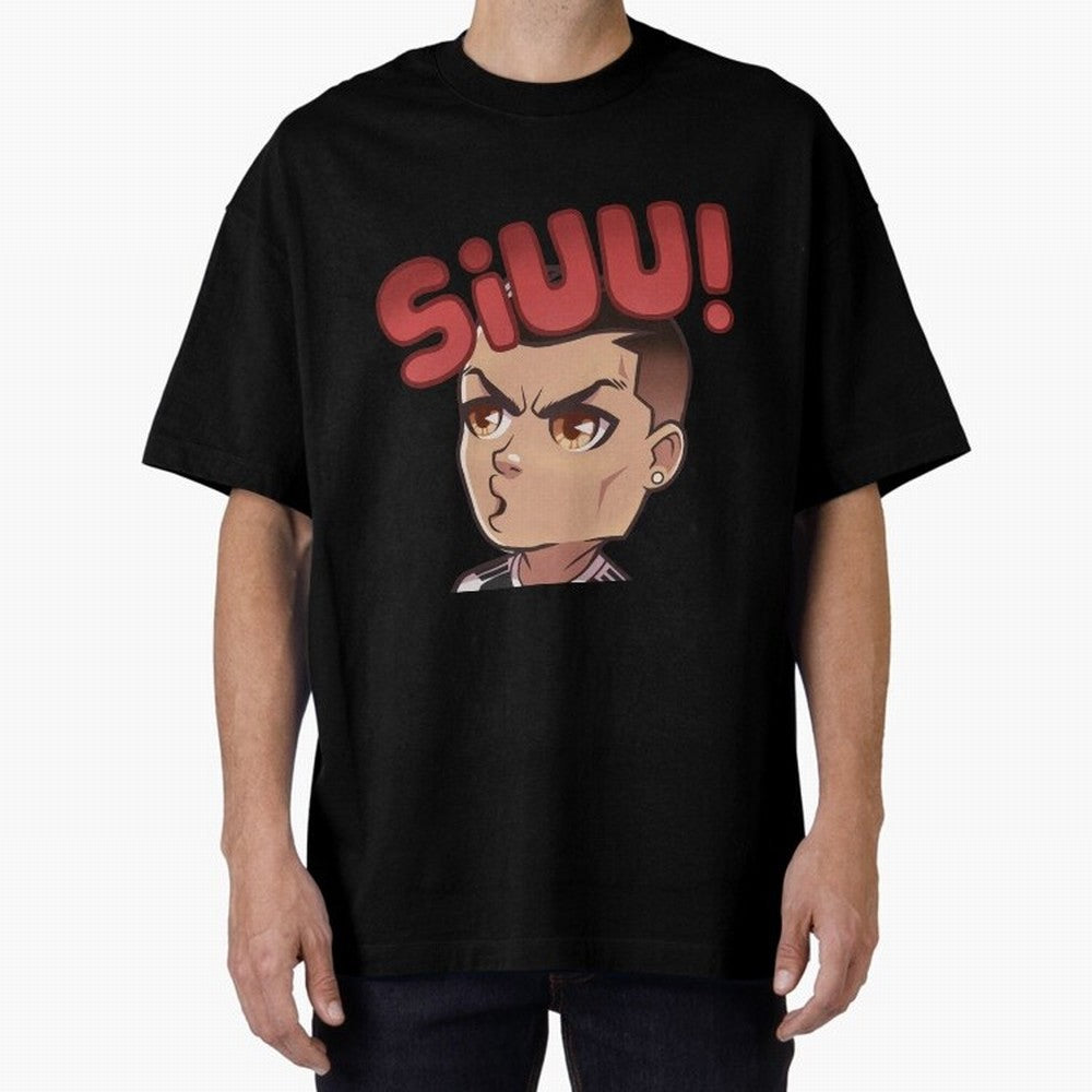 Cristiano Ronaldo Siuuu Oversized T-Shirt Bring Legendary Rivalry Energy to FIFA World Cup 2026 Group Stage Spirit, Built around Germany, Mbappe and Neymar, Retro Football Energy, Iconic Rivalries, Trophy Chase Drama and Stadium Atmosphere; Ideal