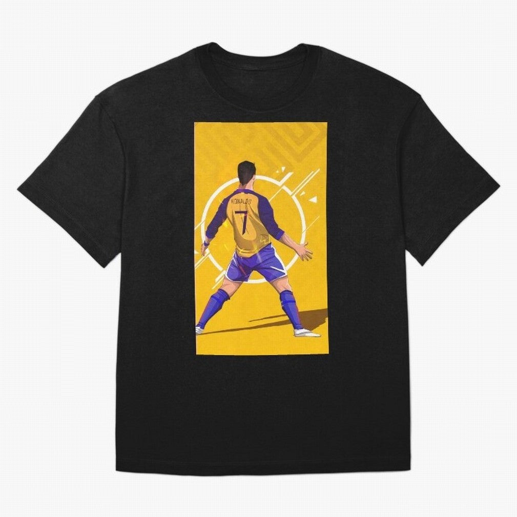 Cristiano Ronaldo Oversized T-Shirt Celebrate Classic Football Spirit in Global Football Passion for FIFA World Cup 2026, Inspired by Messi, CR7 and Mbappe, Brazil, Portugal and Argentina, Stadium Chants, National Pride, Trophy Dreams and