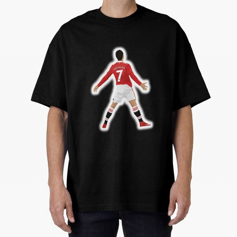 Art Cristiano Ronaldo Oversized T-Shirt Bring Global Tournament Vibes to FIFA World Cup 2026 Group Stage Featuring Haaland, Argentina, France and Brazil Energy, Supporter Pride, Iconic Celebrations, Legendary Names and Global Match Day Energy;