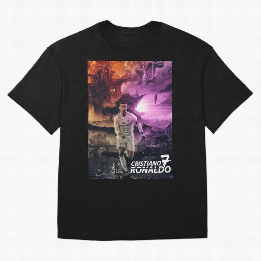 Cristiano Ronaldo | CR7 Design Oversized T-Shirt Bring Legendary Rivalry Energy to FIFA World Cup 2026 USA Canada Mexico Featuring CR7 and Messi, England and Germany Energy, Goal Celebration Energy, Supporter Heritage, Football Icons and Worldwide