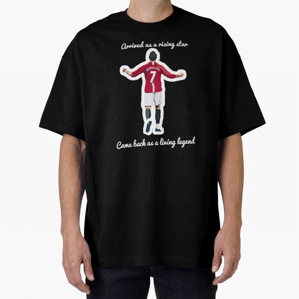 Cristiano Ronaldo Manchester United Siu Siuuu MUFC Oversized T-Shirt Mark FIFA World Cup 2026 Celebrating CR7, Argentina and Brazil Energy, Stadium Chants, National Pride, Trophy Dreams and Unforgettable Football Memories; Great for Watch Parties,