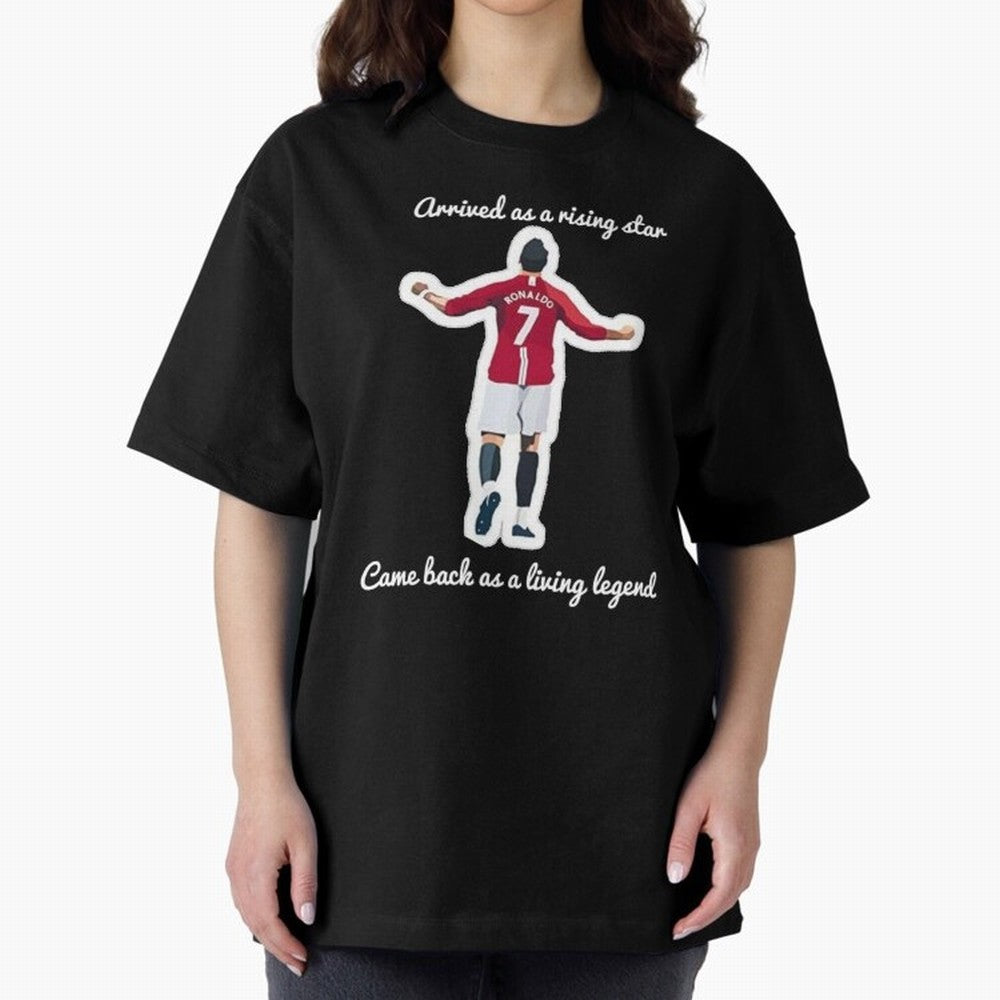 Cristiano Ronaldo Manchester United Siu Siuuu MUFC Oversized T-Shirt Mark FIFA World Cup 2026 Celebrating CR7, Argentina and Brazil Energy, Stadium Chants, National Pride, Trophy Dreams and Unforgettable Football Memories; Great for Watch Parties,