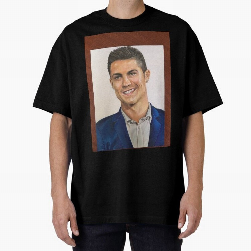 cristiano ronaldo Oversized T-Shirt Spotlight Match Day Hype around FIFA World Cup 2026 Group Stage, CR7 and Messi, Portugal, Spain and Germany, Goal Celebration Energy, Supporter Heritage, Football Icons and Worldwide Tournament Joy; Perfect for