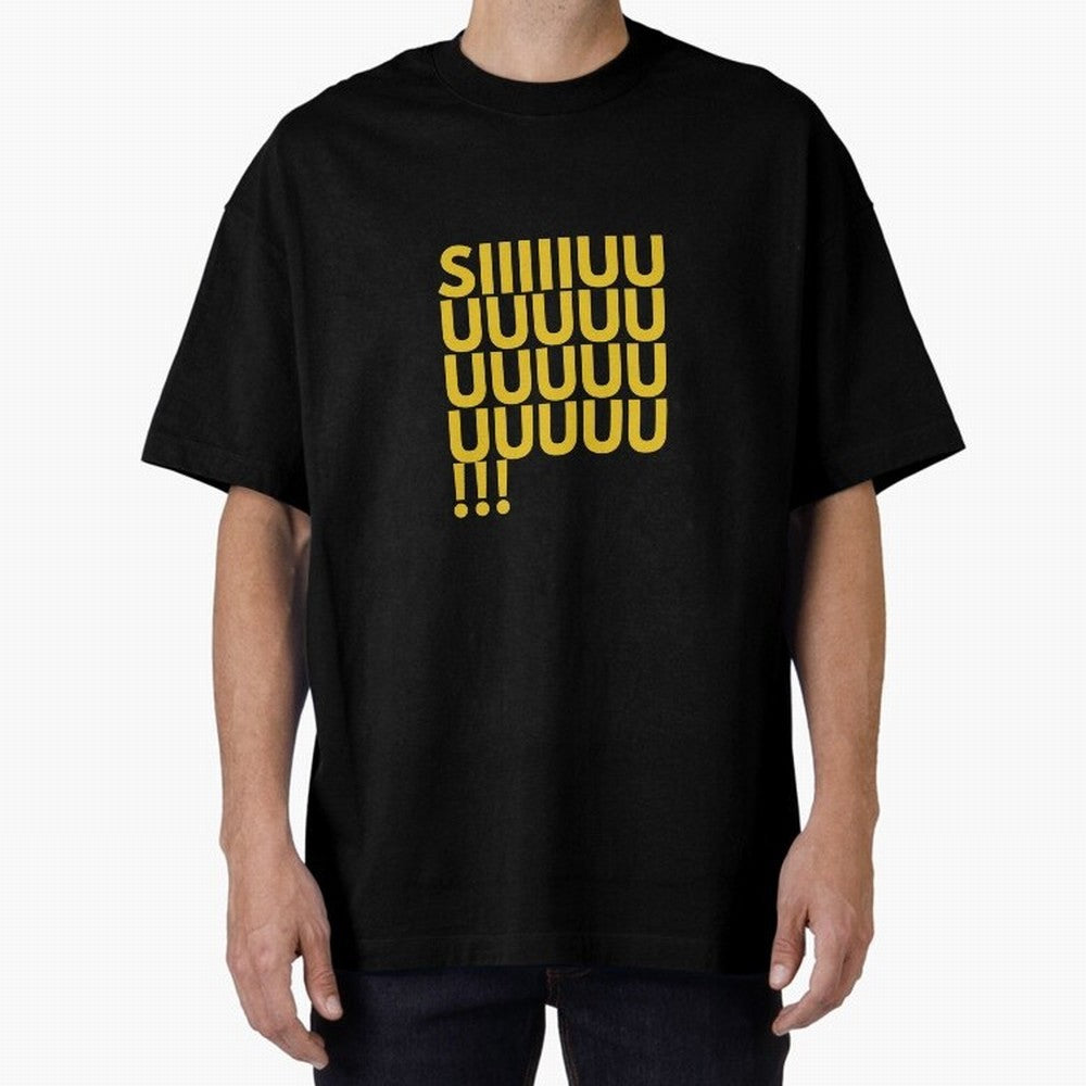 Cristiano Ronaldo Siuuu Oversized T-Shirt Bring Supporter Culture to FIFA World Cup 2026 Spirit, Inspired by England, Messi, Neymar and Mbappe, Supporter Pride, Iconic Celebrations, Legendary Names and Global Match Day Energy; Perfect for Fans,