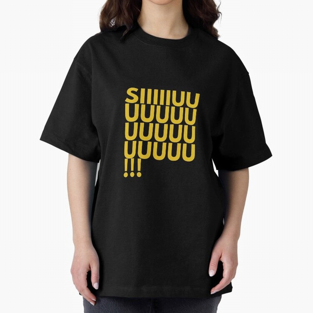 Cristiano Ronaldo Siuuu Oversized T-Shirt Bring Supporter Culture to FIFA World Cup 2026 Spirit, Inspired by England, Messi, Neymar and Mbappe, Supporter Pride, Iconic Celebrations, Legendary Names and Global Match Day Energy; Perfect for Fans,