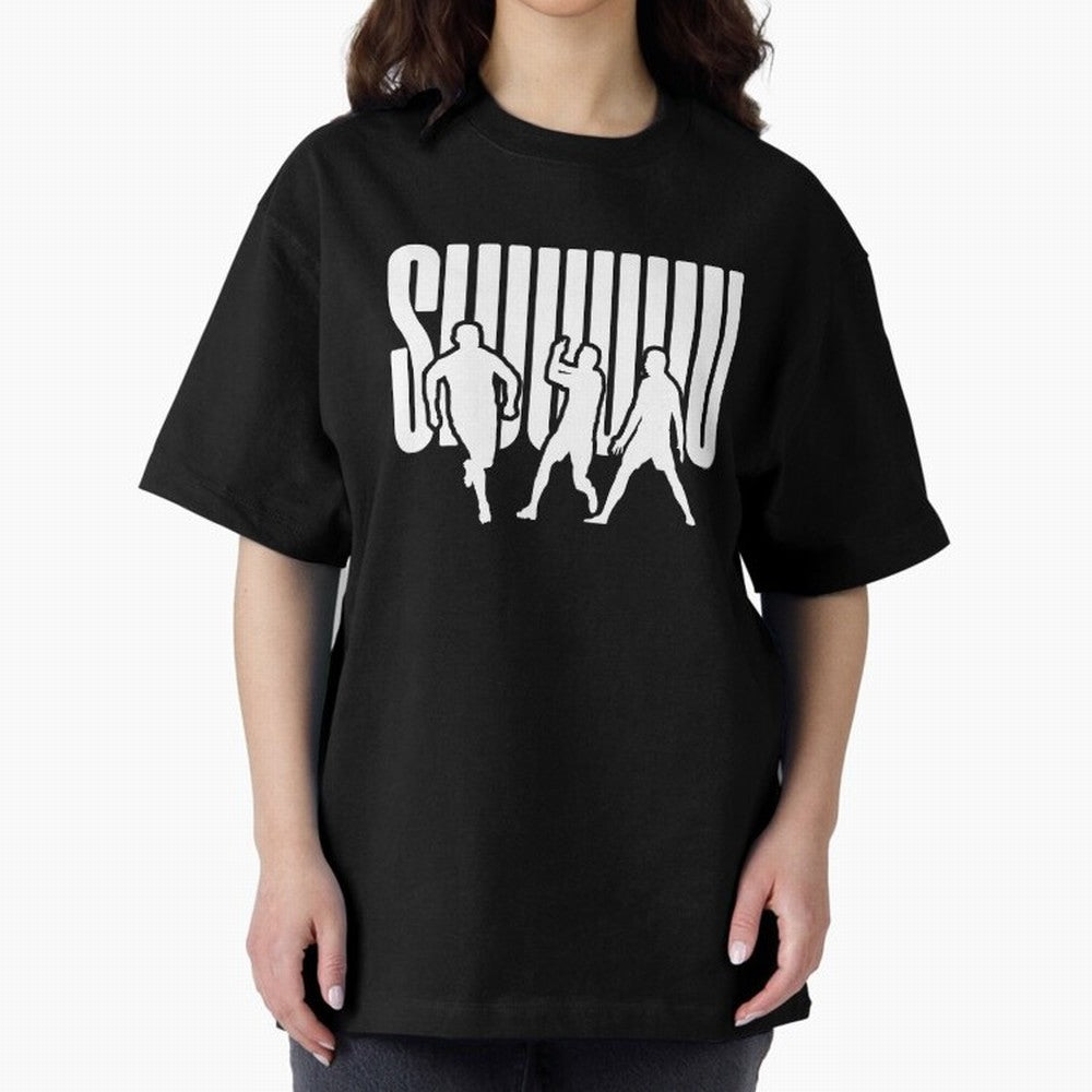 Siuuu Cristiano ronaldo suiii Oversized T-Shirt Show Championship Spirit for FIFA World Cup 2026 Spirit, Connected to Argentina and Brazil, Messi and Cristiano Ronaldo, Football Festival Excitement, Trophy Ambitions, Country Rivalries and Star