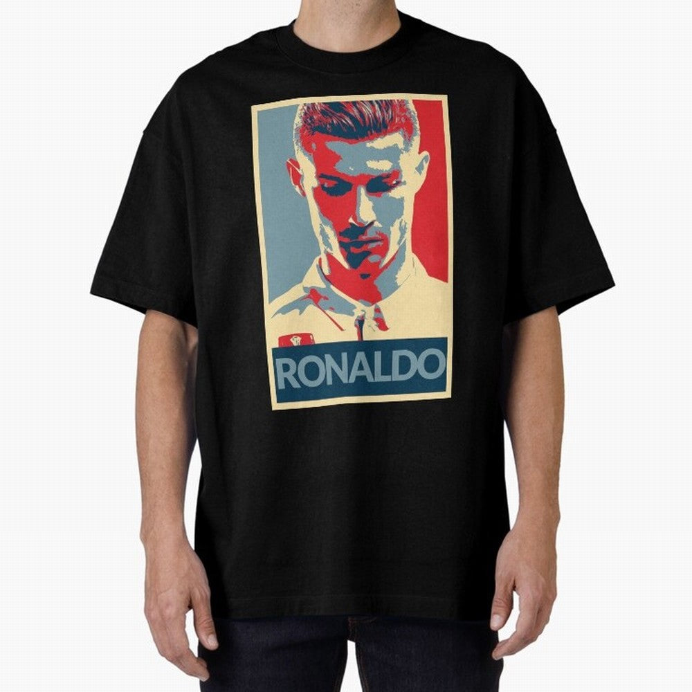Cristiano Ronaldo Oversized T-Shirt Get Ready for FIFA World Cup 2026 USA Canada Mexico Centered on Mbappe and Neymar, England Energy, Fan Favorite Moments, National Team Passion, Big Match Drama and Soccer History; Ideal for Football Dads,