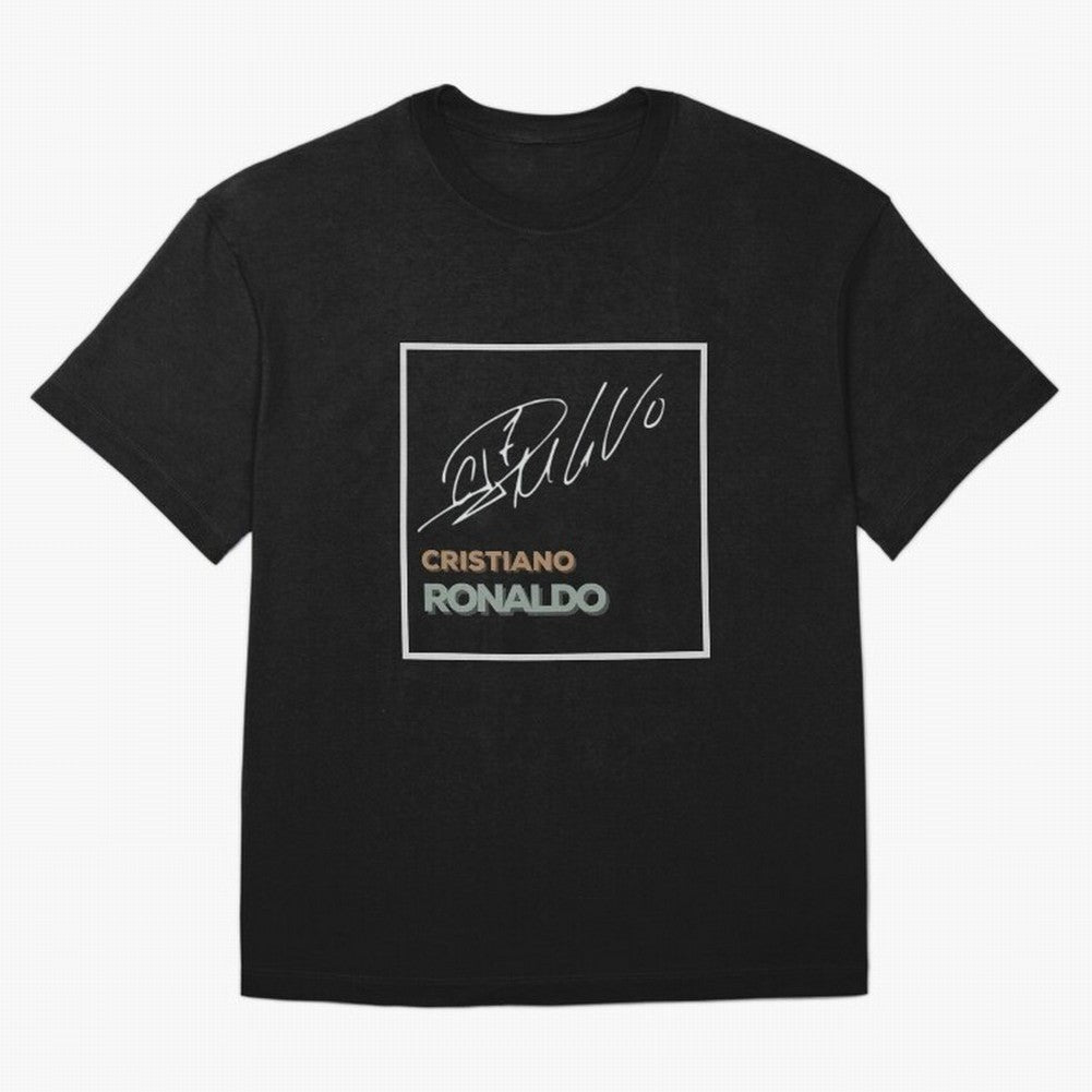 SIUUU - Cristiano Ronaldo CR7 Best Seller Oversized T-Shirt Keep the Match Day Mood of FIFA World Cup 2026 USA Canada Mexico for Fans of Haaland and Brazil, Portugal and Argentina, Bringing Match Day Excitement, Supporter Culture, Golden Goals and