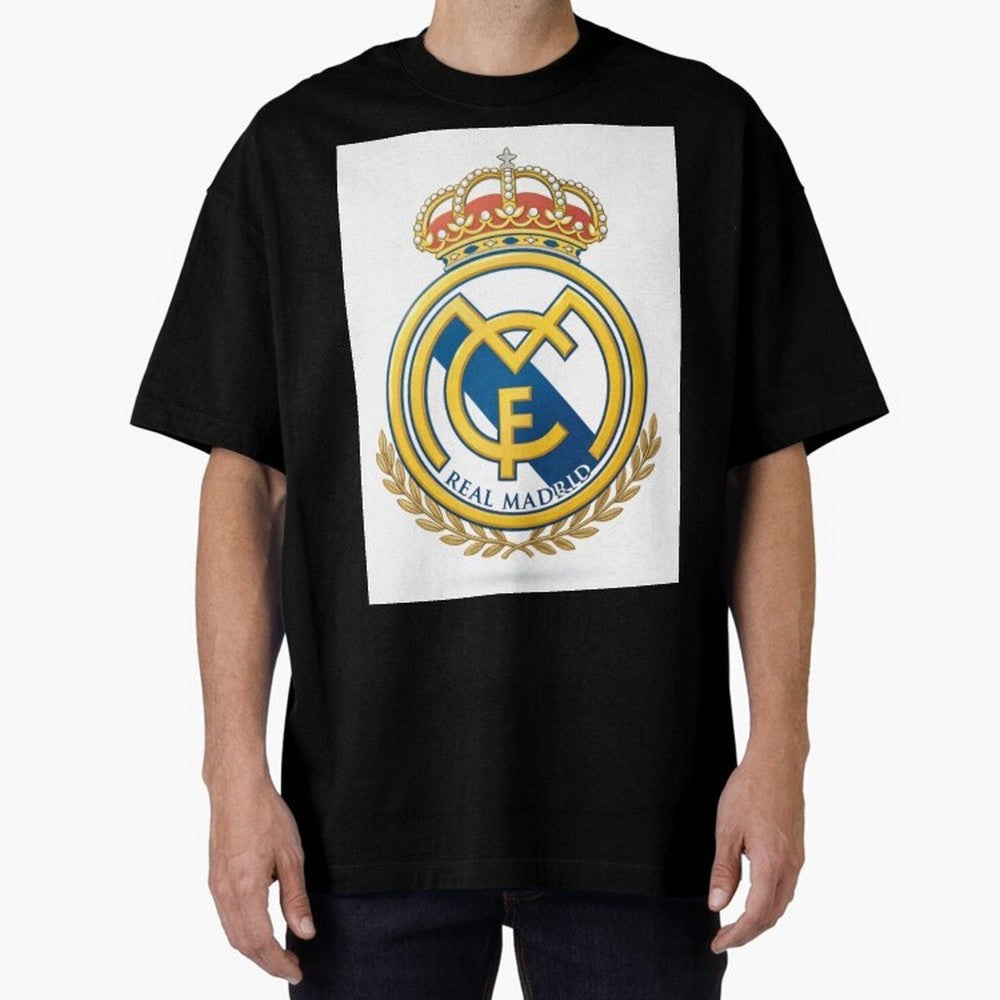 Real Futbol Bernab¨¦u Oversized T-Shirt Show Your Tournament Heart for FIFA World Cup 2026 USA Canada Mexico for Fans of Neymar, Haaland and Cristiano Ronaldo and England and Germany, Bringing Stadium Memories, Football Loyalty, International