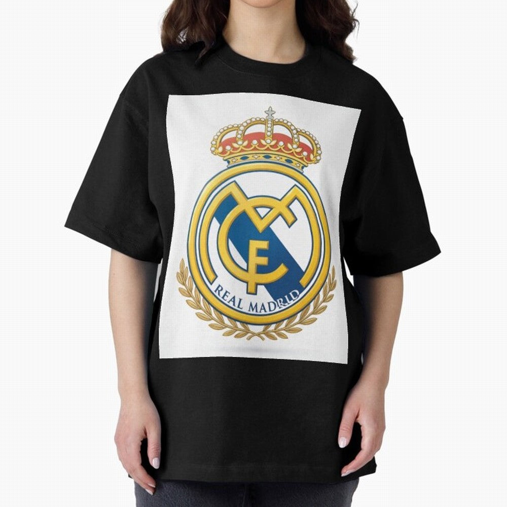 Real Futbol Bernab¨¦u Oversized T-Shirt Show Your Tournament Heart for FIFA World Cup 2026 USA Canada Mexico for Fans of Neymar, Haaland and Cristiano Ronaldo and England and Germany, Bringing Stadium Memories, Football Loyalty, International