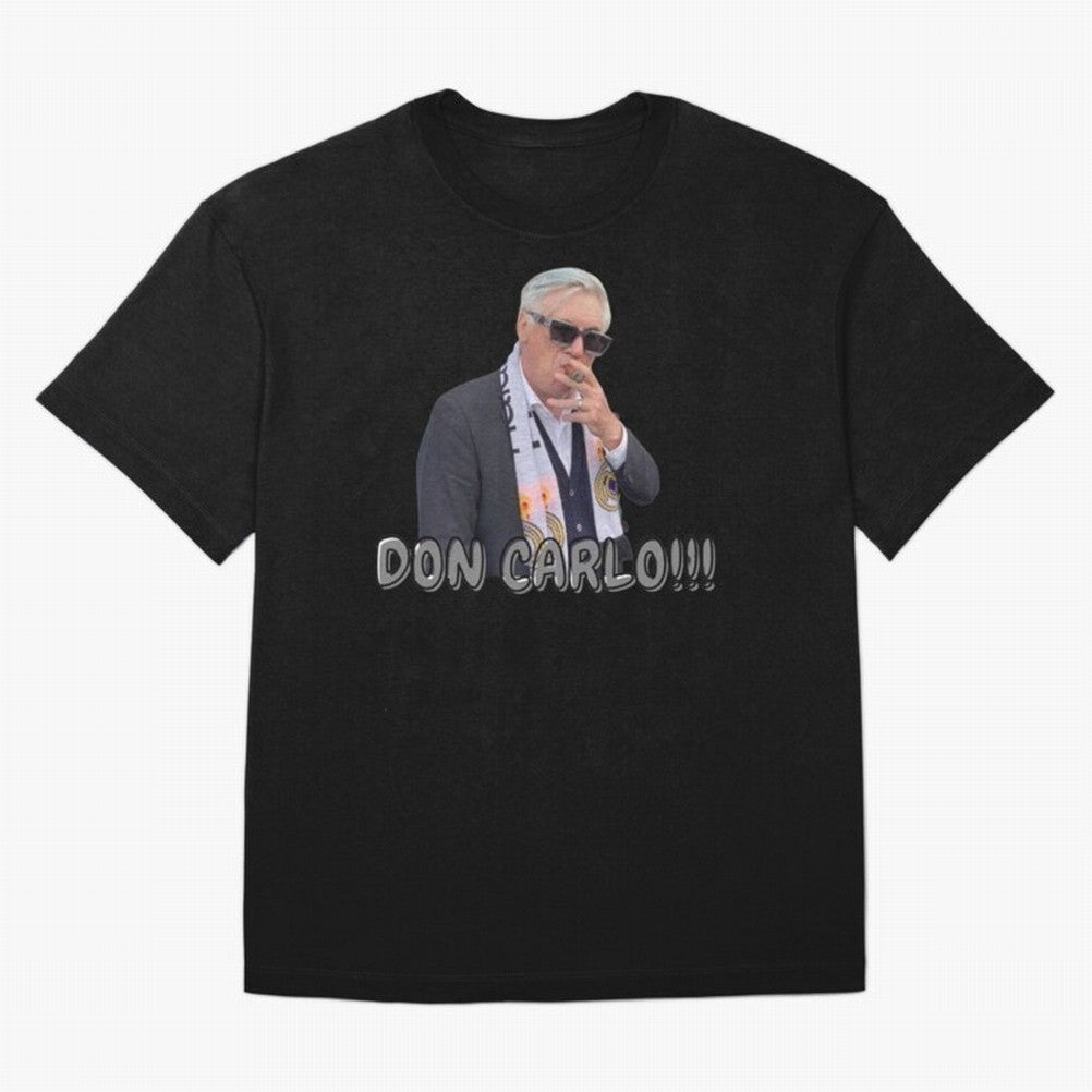 Don Carlo Ancelotti Oversized T-Shirt Represent the Passion of Global Football Passion for FIFA World Cup 2026 USA Canada Mexico, Inspired by Messi, Neymar and Mbappe, England and Germany, Championship Spirit, Famous Goals, Roaring Crowds and