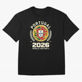 Portugal 2026 World Football Oversized T-Shirt Relive the FIFA World Cup 2026 Journey through Haaland and Mbappe Highlights, Argentina Pride, Worldwide Fan Energy, Dramatic Goals, Stadium Lights and Championship Celebrations; Perfect for People Who