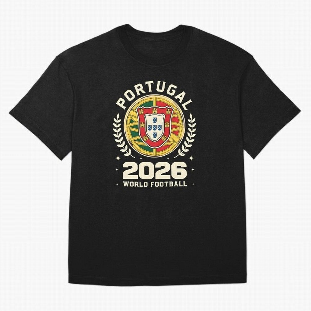 Portugal 2026 World Football Oversized T-Shirt Relive the FIFA World Cup 2026 Journey through Haaland and Mbappe Highlights, Argentina Pride, Worldwide Fan Energy, Dramatic Goals, Stadium Lights and Championship Celebrations; Perfect for People Who