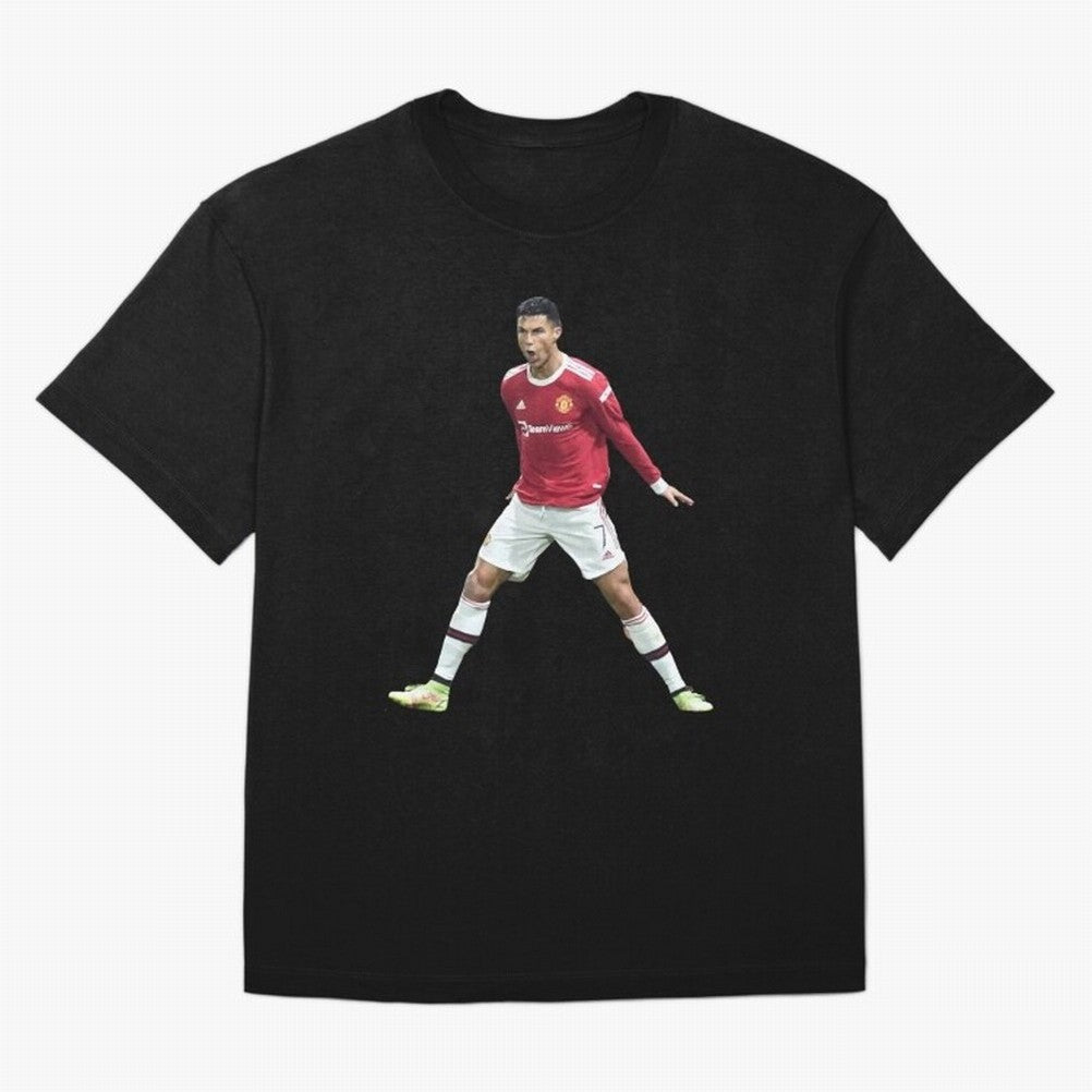 Ronaldo in Flight Oversized T-Shirt Follow Global Football Passion for FIFA World Cup 2026 Group Stage, Made for Messi and Cristiano Ronaldo, England and Germany, Worldwide Fan Energy, Dramatic Goals, Stadium Lights and Championship Celebrations;