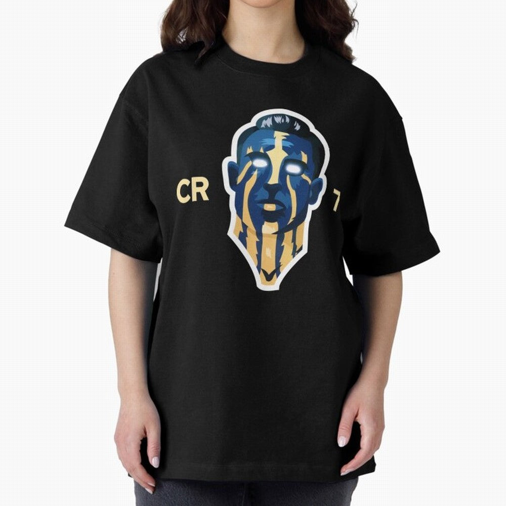 cristiano ronaldo cristiano ronaldo Oversized T-Shirt Honor Football Greatness during FIFA World Cup 2026 Spirit, Connected to Brazil, Mbappe, Football History, Final Match Energy, Crowd Noise and Once in a Lifetime Moments; Made for Die Hard
