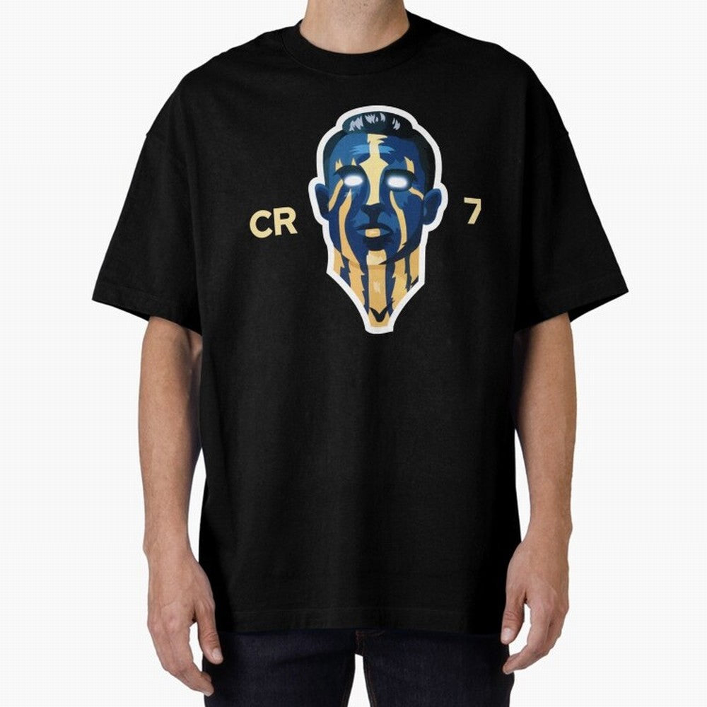 cristiano ronaldo cristiano ronaldo Oversized T-Shirt Honor Football Greatness during FIFA World Cup 2026 Spirit, Connected to Brazil, Mbappe, Football History, Final Match Energy, Crowd Noise and Once in a Lifetime Moments; Made for Die Hard