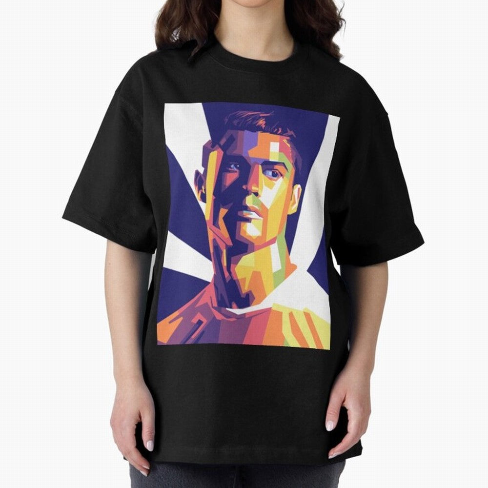 Cristiano Ronaldo cristiano ronaldo Oversized T-Shirt Honor Football Greatness during Global Football Passion for FIFA World Cup 2026, Made for Mbappe and Neymar, Portugal, Stadium Chants, National Pride, Trophy Dreams and Unforgettable Football
