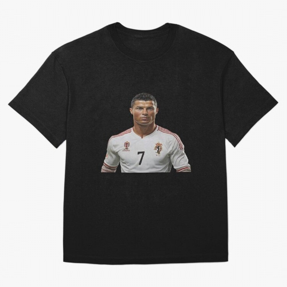 Sticker Ronaldo 2024 Oversized T-Shirt Honor the Beautiful Game during Match Day Hype around FIFA World Cup 2026, Mbappe and Neymar, Brazil, Supporter Pride, Iconic Celebrations, Legendary Names and Global Match Day Energy; Perfect for Supporters