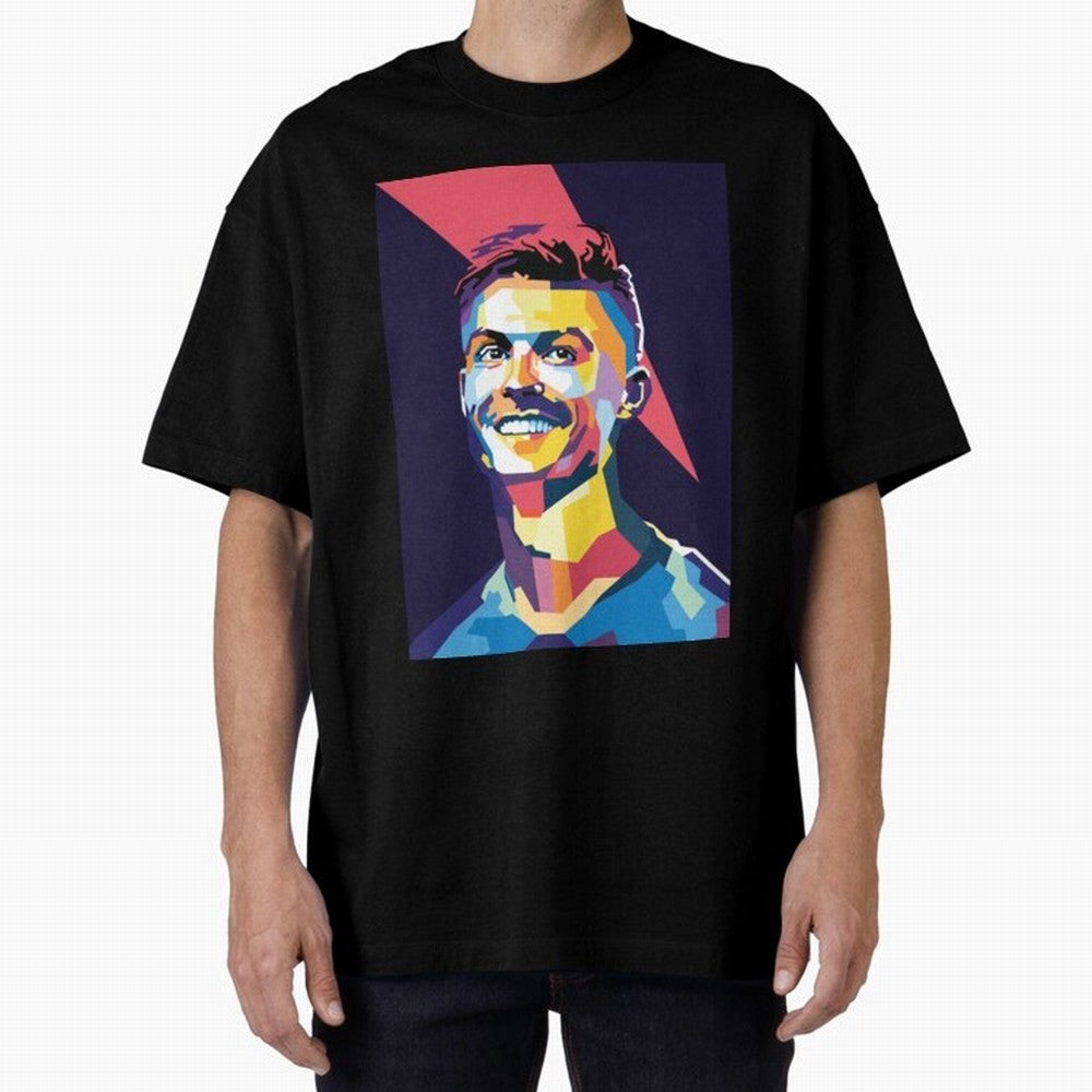 Cristiano Ronaldo Cristiano Ronaldo Oversized T-Shirt Fuel Your Fan Pride for Global Football Passion for FIFA World Cup 2026 USA Canada Mexico, Made for Haaland, Portugal, Fan Favorite Moments, National Team Passion, Big Match Drama and Soccer
