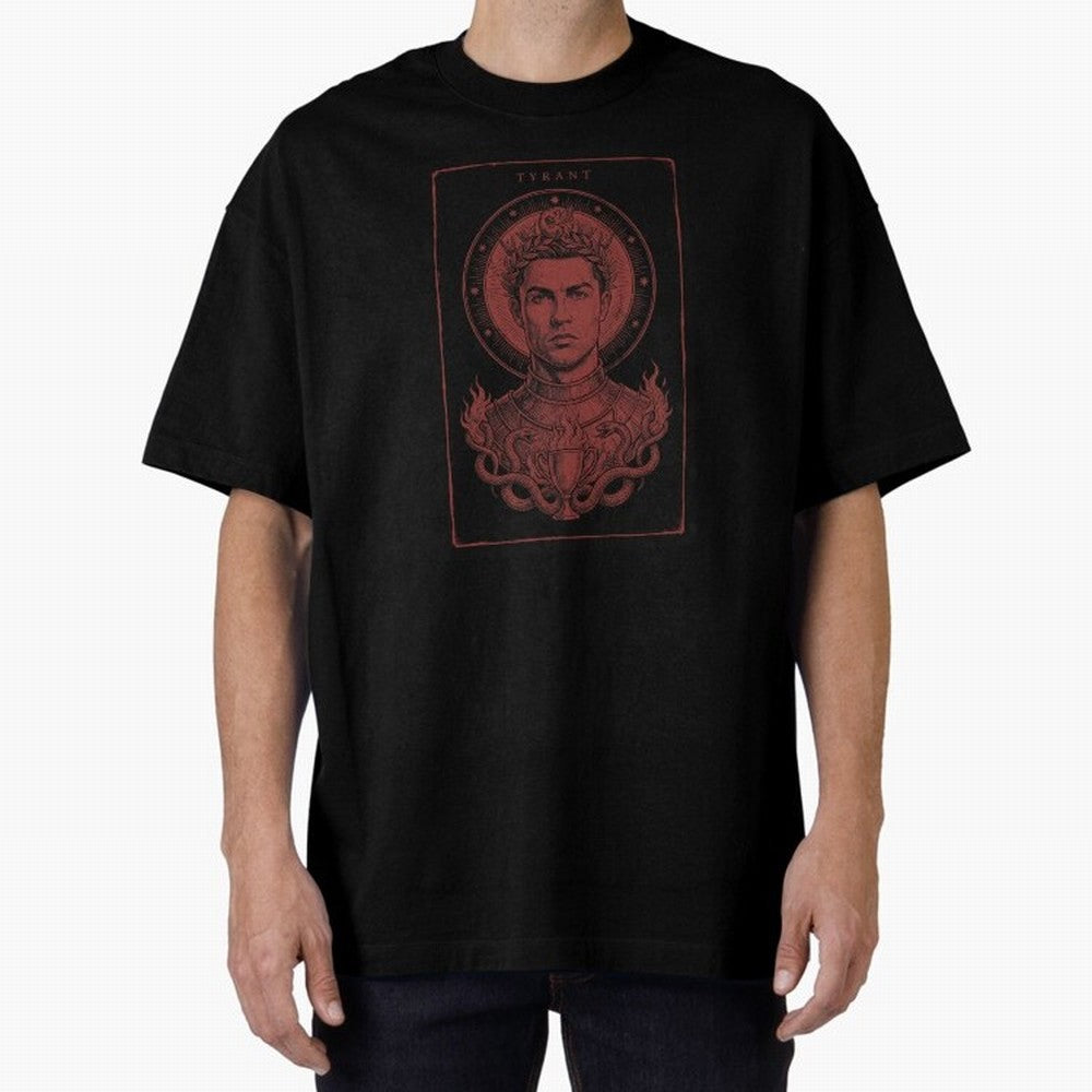 Ronaldo ¡ª The Relentless Ascendant Oversized T-Shirt Fuel FIFA World Cup 2026 for Fans of Cristiano Ronaldo and England, France and Netherlands, Bringing Stadium Chants, National Pride, Trophy Dreams and Unforgettable Football Memories; Great for