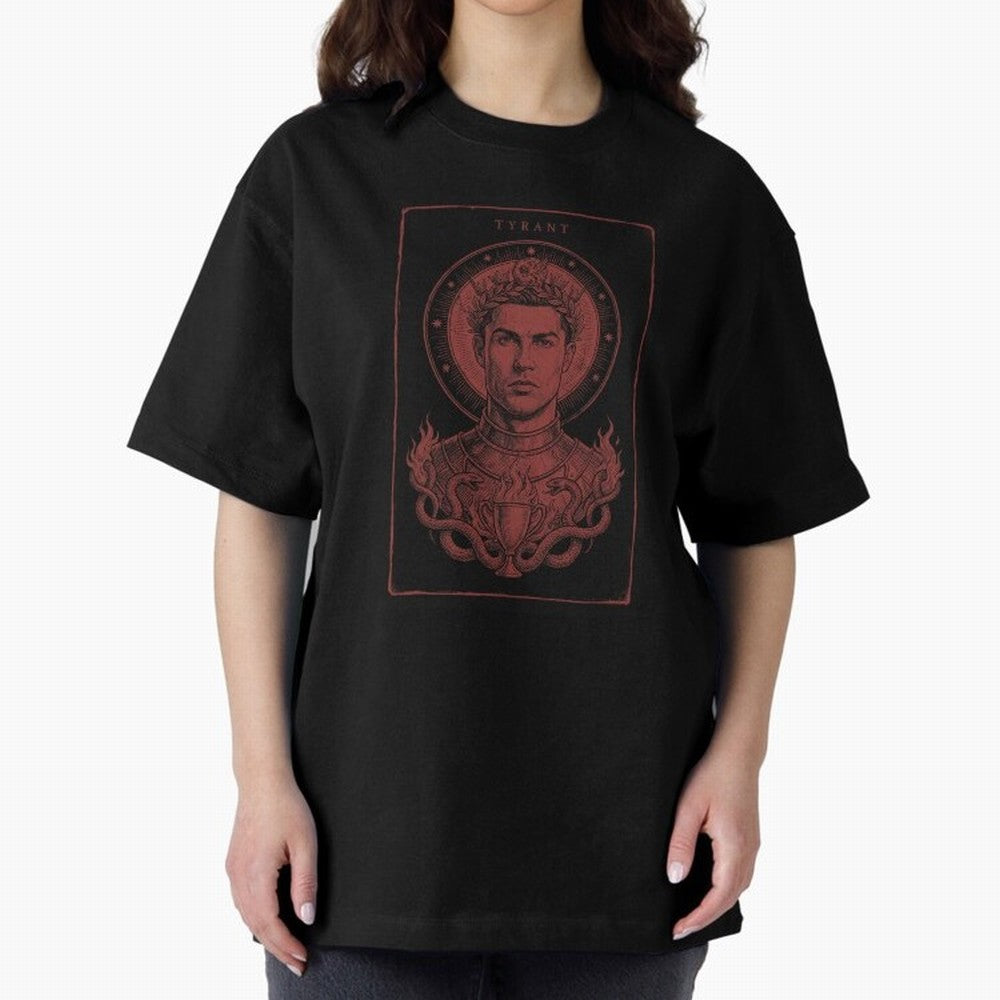 Ronaldo ¡ª The Relentless Ascendant Oversized T-Shirt Fuel FIFA World Cup 2026 for Fans of Cristiano Ronaldo and England, France and Netherlands, Bringing Stadium Chants, National Pride, Trophy Dreams and Unforgettable Football Memories; Great for