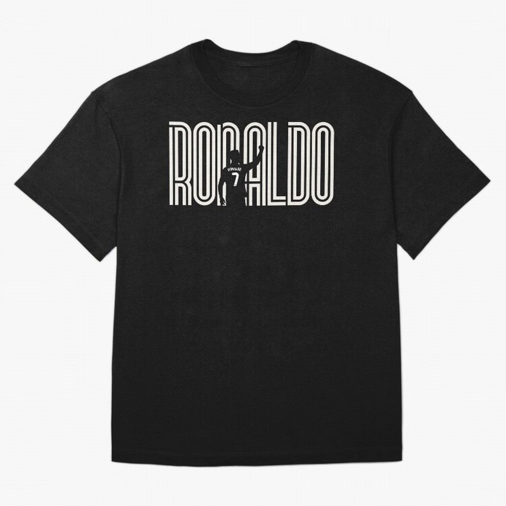 Fan Art - Cristiano Ronaldo (CR7) - Black Edition Oversized T-Shirt Make Your Look Match Match Day Hype around FIFA World Cup 2026, CR7, Netherlands, Game Day Rituals, Football Legends, Country Pride and the Road to the Final; Ideal for Football