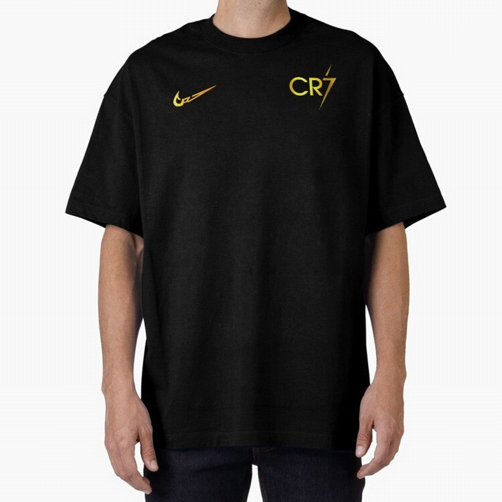 Cristiano Ronaldo Gold Edition Oversized T-Shirt Celebrate the Stars of FIFA World Cup 2026 USA Canada Mexico Spirit, Made for Brazil, Messi and Cristiano Ronaldo, Fan Favorite Moments, National Team Passion, Big Match Drama and Soccer History;