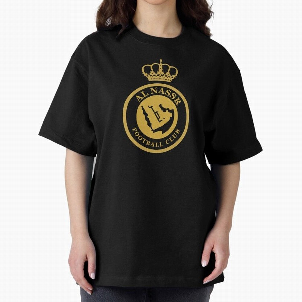 Al-Nassr Football Club - Oversized T-Shirt Bring Stadium Energy to FIFA World Cup 2026 Inspired by Neymar, Haaland and Cristiano Ronaldo, England, France and Netherlands Energy, Champion Mindset, Group Stage Buzz, Knockout Tension and Passionate