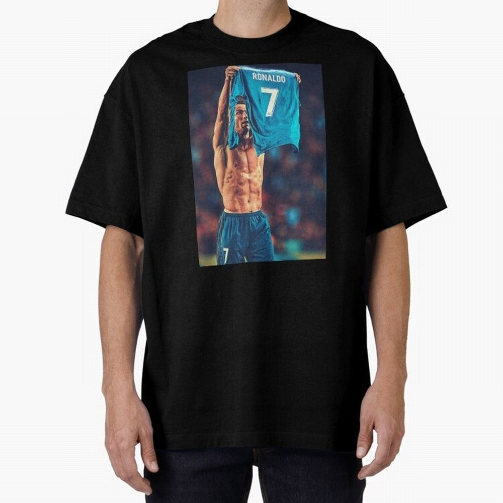 Cristiano Ronaldo Siu Goat,Ronaldo Gifts, Ronaldo Best Selling , Ronaldo Top Items Oversized T-Shirt Enjoy the Biggest Football Party of FIFA World Cup 2026 Connected to Messi and Cristiano Ronaldo, Spain and Netherlands Energy, Champion Mindset,