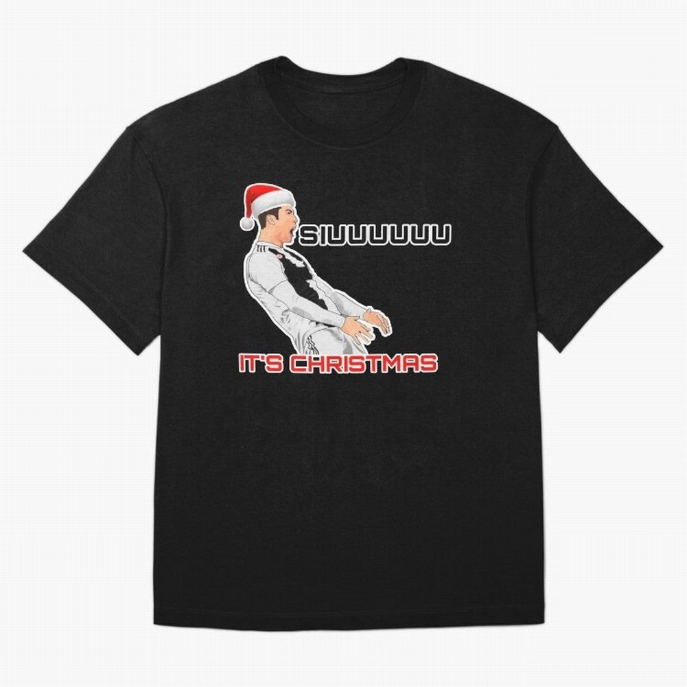 Siuuuuuu CR7 Christmas funny Oversized T-Shirt Join the Global Buzz around FIFA World Cup 2026 USA Canada Mexico for Fans of Cristiano Ronaldo, Haaland and CR7 and Germany, Bringing Football Festival Excitement, Trophy Ambitions, Country Rivalries