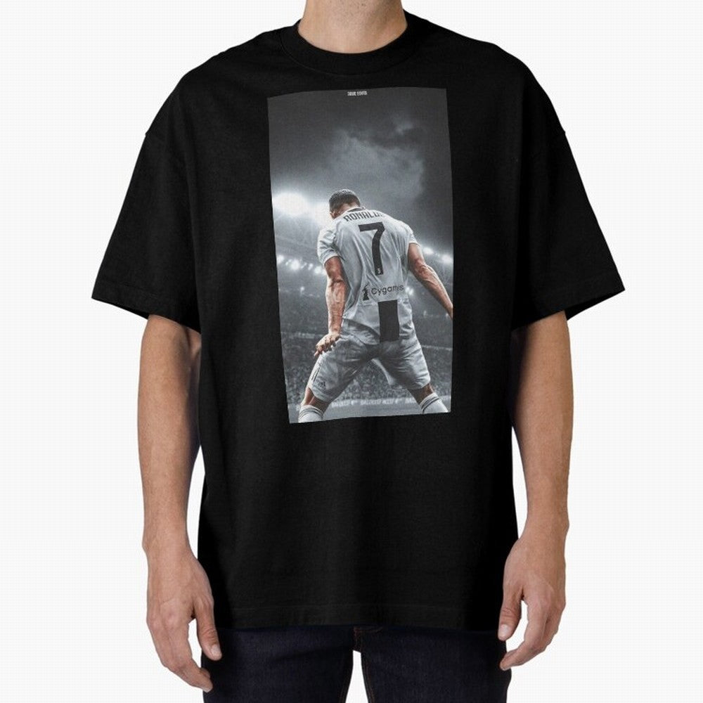 Cristiano Ronaldo Fantastic Oversized T-Shirt Cheer through Every Moment of Global Football Passion for FIFA World Cup 2026, Celebrating Neymar, Haaland and Cristiano Ronaldo, England and Germany, Global Supporter Spirit, Legendary Goals, National