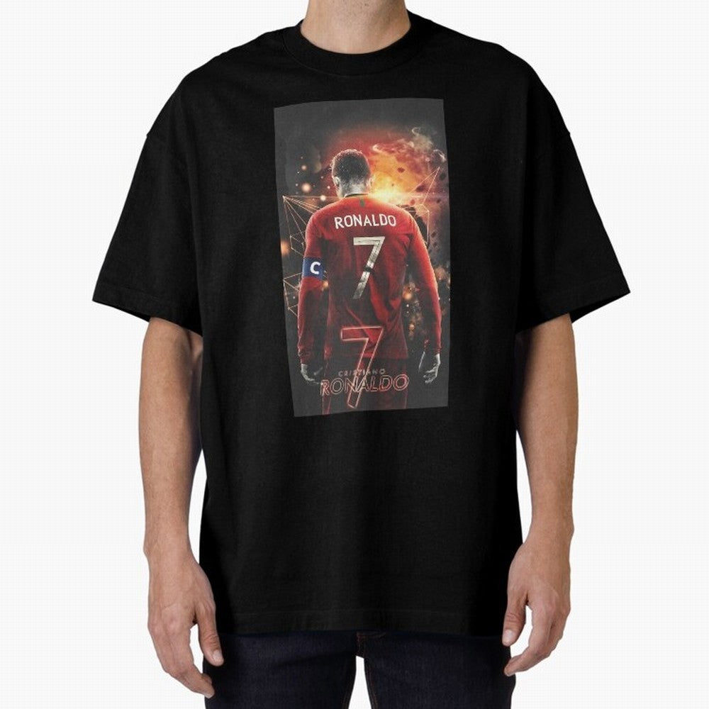 At Back Oversized T-Shirt Bring Supporter Culture to the FIFA World Cup 2026 Journey through Cristiano Ronaldo Highlights, Spain and Netherlands Pride, Stadium Chants, National Pride, Trophy Dreams and Unforgettable Football Memories; Made for Die