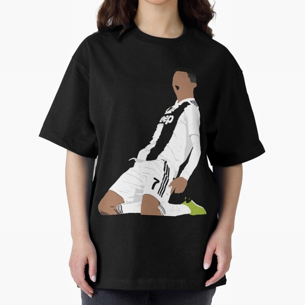 Cristiano Ronaldo Cristiano Ronaldo Oversized T-Shirt Bring Retro Soccer Energy to FIFA World Cup 2026 Group Stage for Fans of Haaland and Mbappe and Argentina, Bringing Worldwide Fan Energy, Dramatic Goals, Stadium Lights and Championship