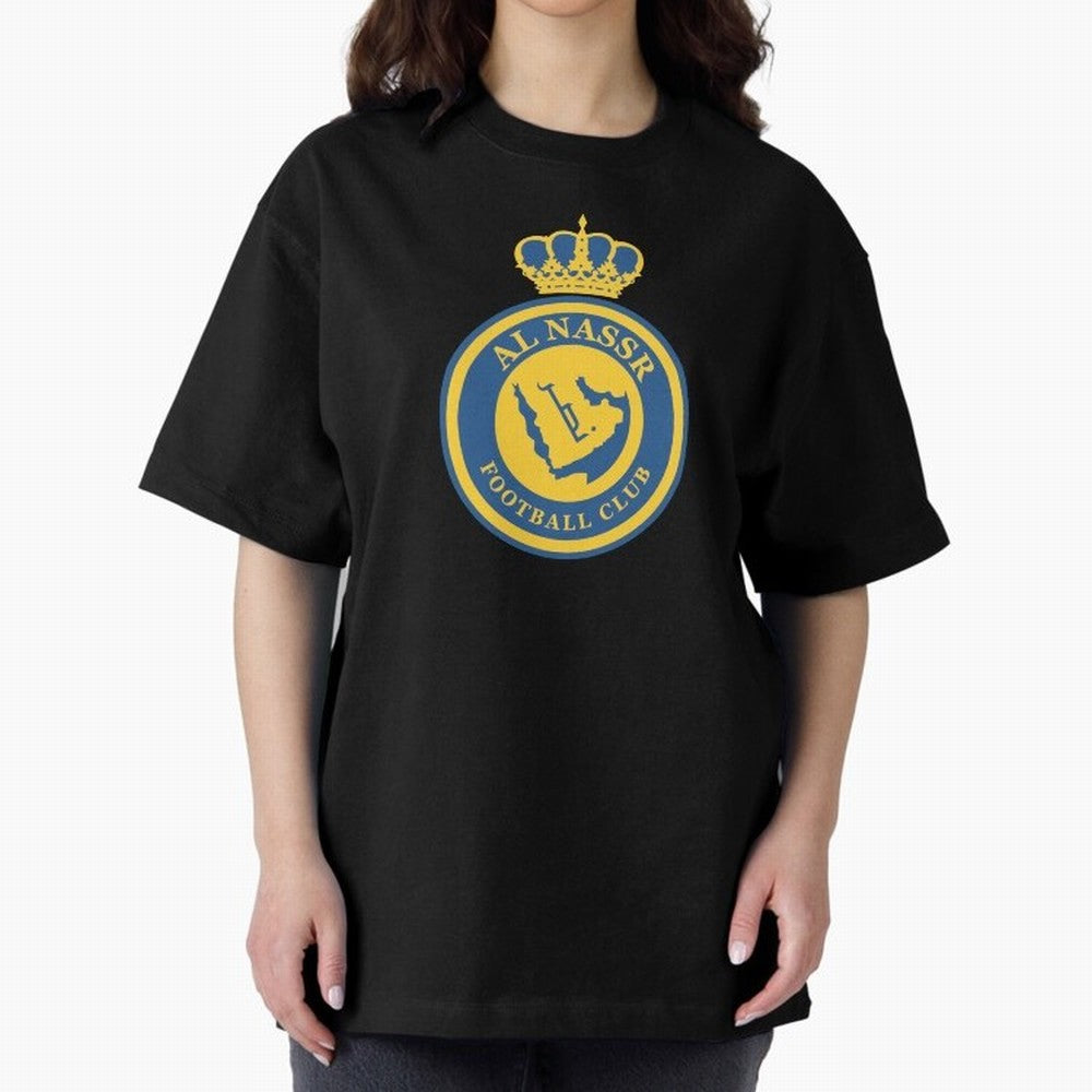 Al-Nassr Football Club - Oversized T-Shirt Build FIFA World Cup 2026 Driven by CR7, Argentina and Brazil Energy, Stadium Memories, Football Loyalty, International Chants and Championship Tradition; Ideal for Fans Who Follow Messi, Cristiano