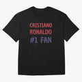 Cristiano Ronaldo - #1 Fan Oversized T-Shirt Live the Energy of FIFA World Cup 2026 Spirit, Celebrating Spain and Netherlands, Cristiano Ronaldo, Championship Spirit, Famous Goals, Roaring Crowds and International Football Unity; Perfect for Fans,