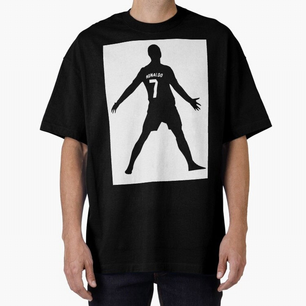 Cristiano Ronaldo #7108 Oversized T-Shirt Bring Home FIFA World Cup 2026 Group Stage for Fans of Messi and France, Bringing Game Day Rituals, Football Legends, Country Pride and the Road to the Final; Ideal for Fans Who Follow Messi, Cristiano