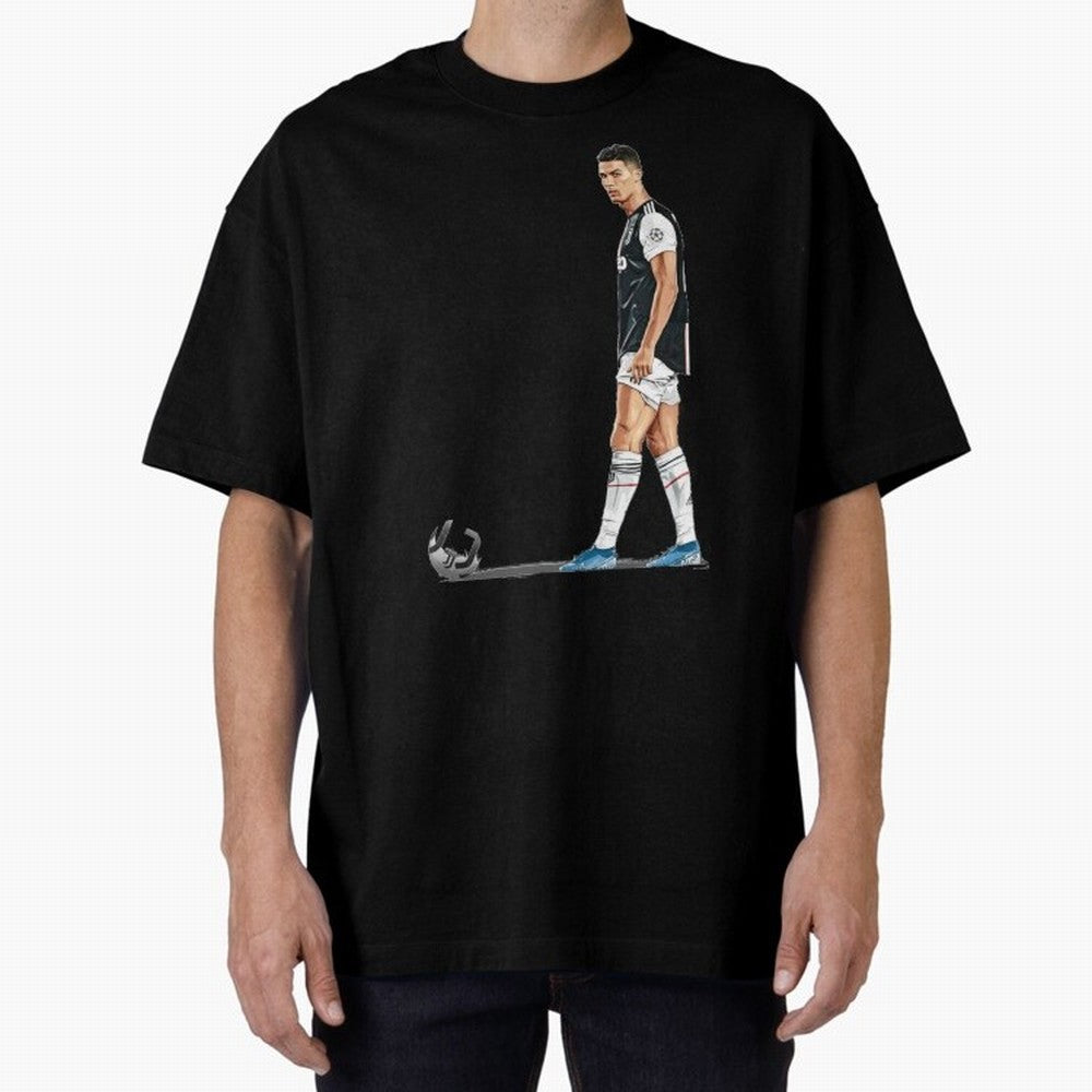 Ronaldo Watercolor Oversized T-Shirt Bring Bold Fan Energy to Match Day Hype around FIFA World Cup 2026 USA Canada Mexico, Cristiano Ronaldo, Haaland and CR7, England, France and Netherlands, Football History, Final Match Energy, Crowd Noise and
