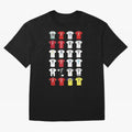 Cristiano Ronaldo Football Oversized T-Shirt Celebrate Soccer Greatness during FIFA World Cup 2026 Featuring Neymar, Brazil, Portugal and Argentina Energy, Global Supporter Spirit, Legendary Goals, National Colors and Tournament Celebration; Made