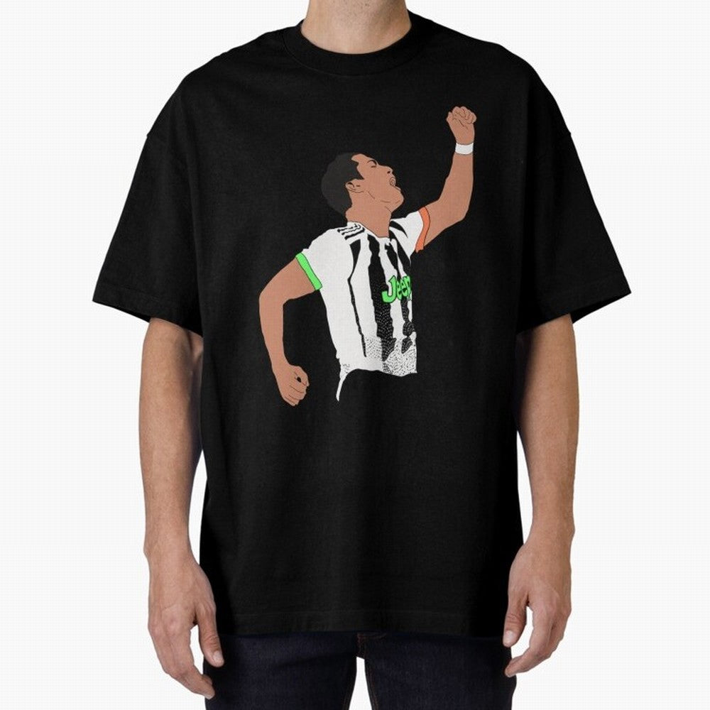 Cristiano Ronaldo Cristiano Ronaldo Juve Oversized T-Shirt Back the Journey through FIFA World Cup 2026 USA Canada Mexico for Fans of Messi, CR7 and Mbappe and England, France and Netherlands, Bringing Soccer Culture, Superstar Moments, National