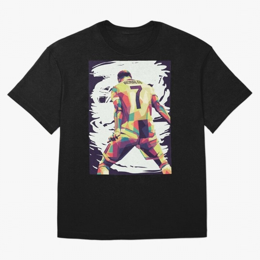 Cristiano Ronaldo Art cristiano ronaldo Oversized T-Shirt Show Your Love for Match Day Hype around FIFA World Cup 2026, CR7 and Messi, England, Championship Spirit, Famous Goals, Roaring Crowds and International Football Unity; Built for Supporters