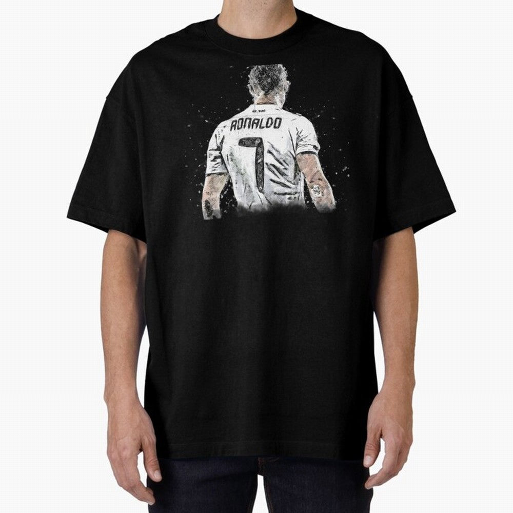Cristiano Ronaldo Cristiano ronaldo back Oversized T-Shirt Celebrate Global Passion for FIFA World Cup 2026 USA Canada Mexico for Fans of Haaland and Mbappe and Germany, Bringing Champion Mindset, Group Stage Buzz, Knockout Tension and Passionate