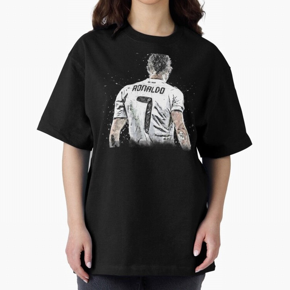 Cristiano Ronaldo Cristiano ronaldo back Oversized T-Shirt Celebrate Global Passion for FIFA World Cup 2026 USA Canada Mexico for Fans of Haaland and Mbappe and Germany, Bringing Champion Mindset, Group Stage Buzz, Knockout Tension and Passionate