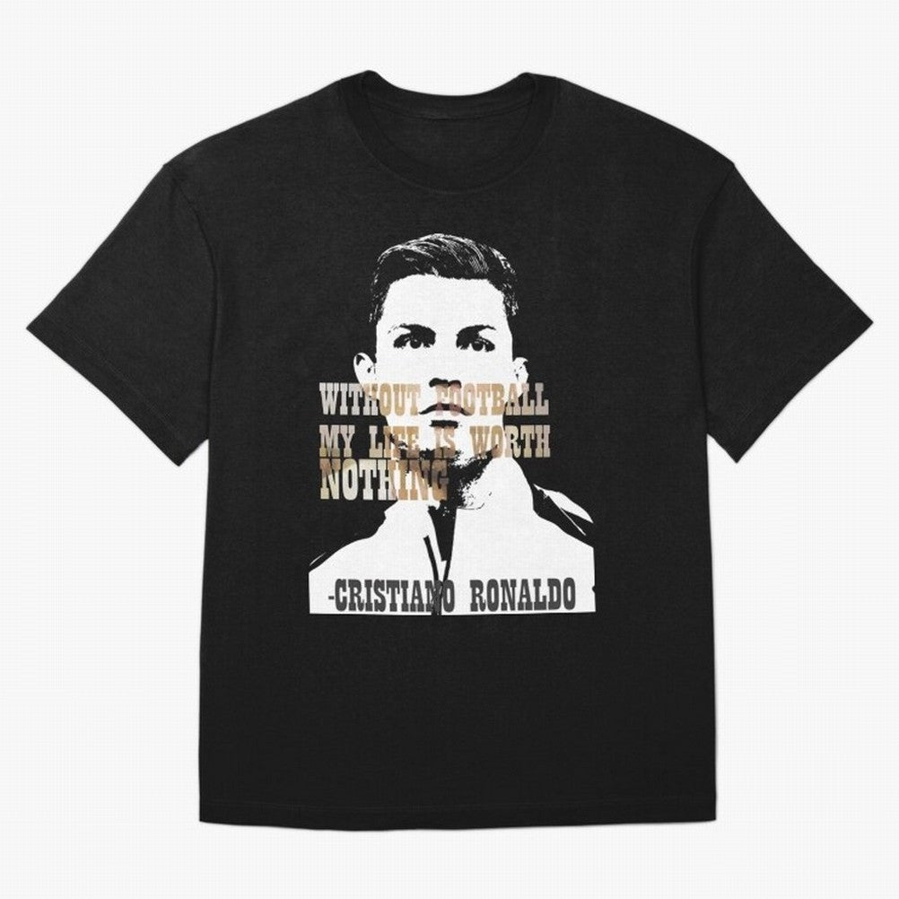 Cristiano Ronaldo cristiano ronaldo quote Oversized T-Shirt Live the Energy of Global Football Passion for FIFA World Cup 2026, Connected to Messi and Cristiano Ronaldo, England and Germany, Match Day Excitement, Supporter Culture, Golden Goals and