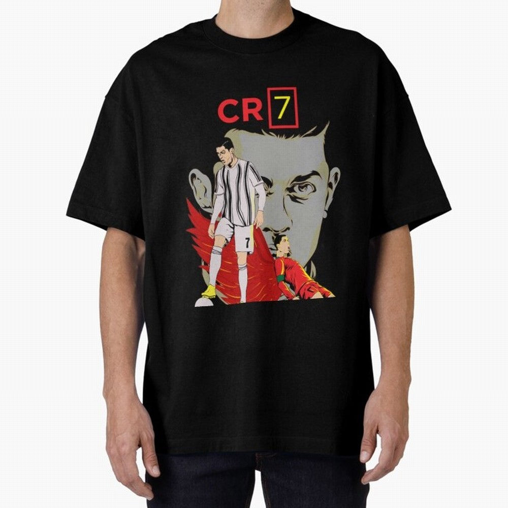 Cristiano Ronaldo Cristiano Ronaldo cr7 Oversized T-Shirt Represent the FIFA World Cup 2026 Journey through Messi and Cristiano Ronaldo Highlights, England, France and Netherlands Pride, Global Supporter Spirit, Legendary Goals, National Colors and