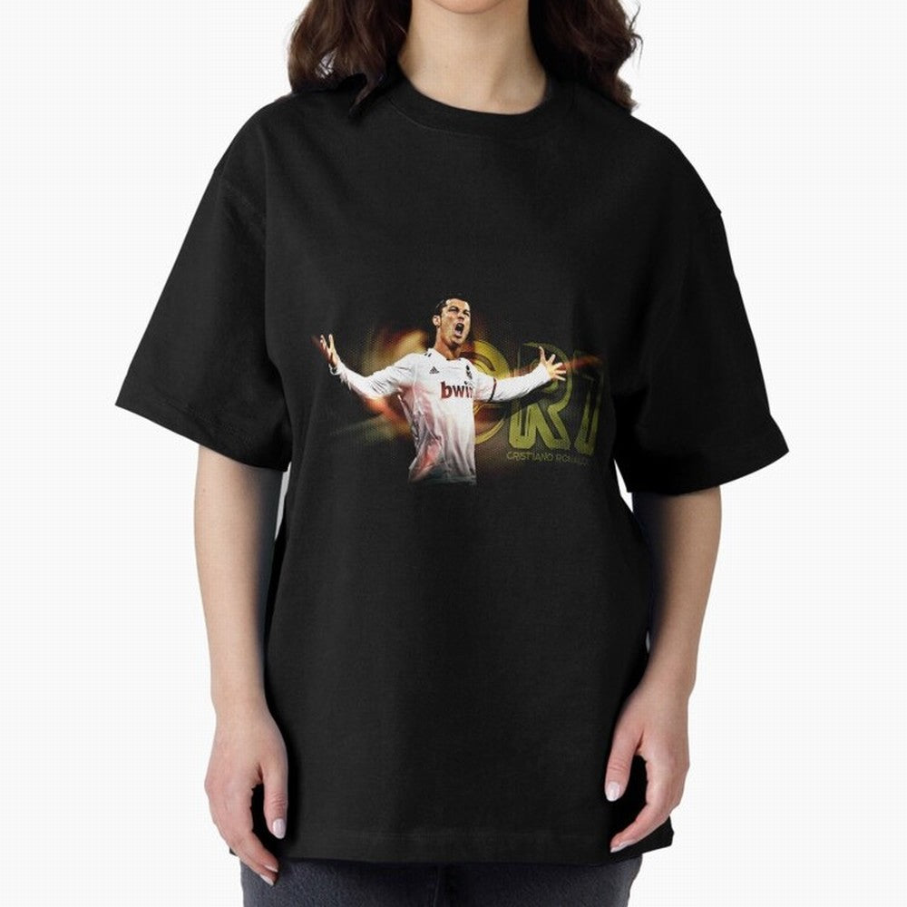 cristiano ronaldo 887 Oversized T-Shirt Turn Every Weekend Toward FIFA World Cup 2026 for Fans of Messi, Neymar and Mbappe and Argentina, France and Brazil, Bringing Goal Celebration Energy, Supporter Heritage, Football Icons and Worldwide