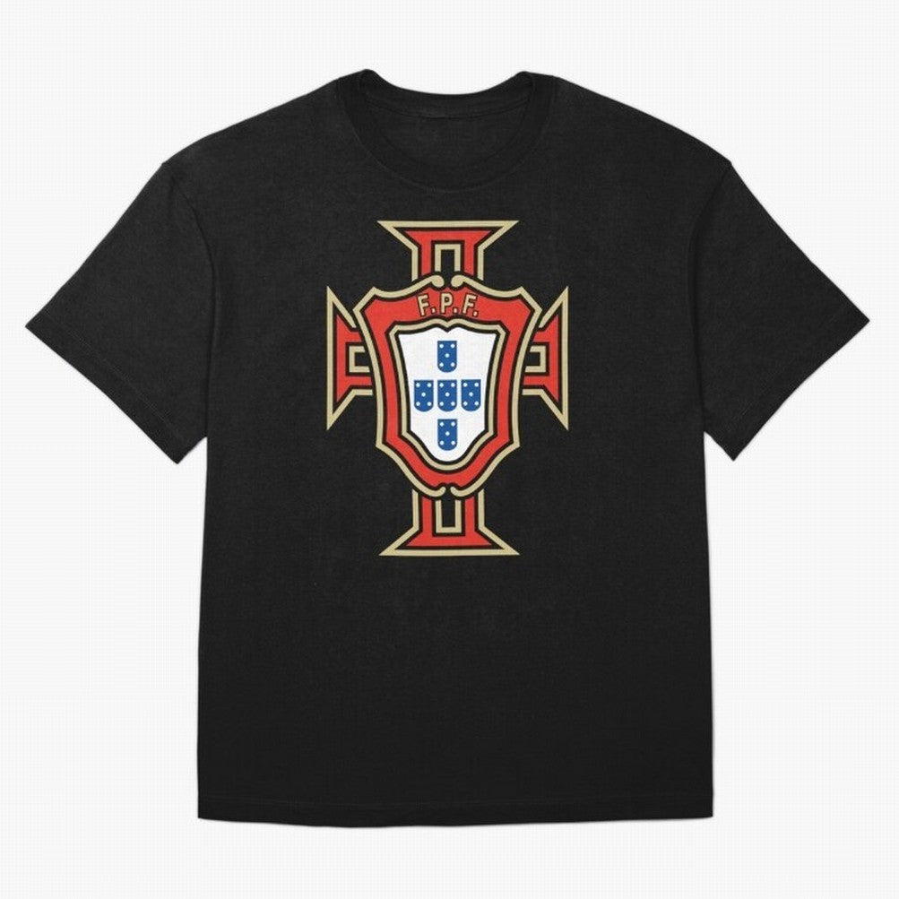 Portugal Soccer Logo Oversized T-Shirt Relive FIFA World Cup 2026 Group Stage Made for Mbappe, Spain and Netherlands Energy, Football Festival Excitement, Trophy Ambitions, Country Rivalries and Star Player Buzz; Created for Match Day Parties,