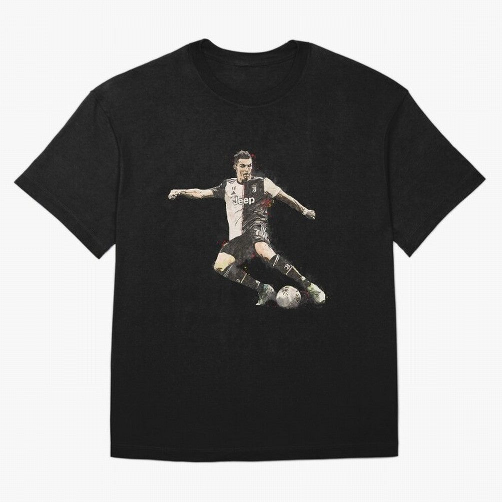 Cristiano Ronaldo Oversized T-Shirt Support Iconic Players in FIFA World Cup 2026 Made for CR7 and Messi, Argentina, France and Brazil Energy, Football History, Final Match Energy, Crowd Noise and Once in a Lifetime Moments; Great for Watch