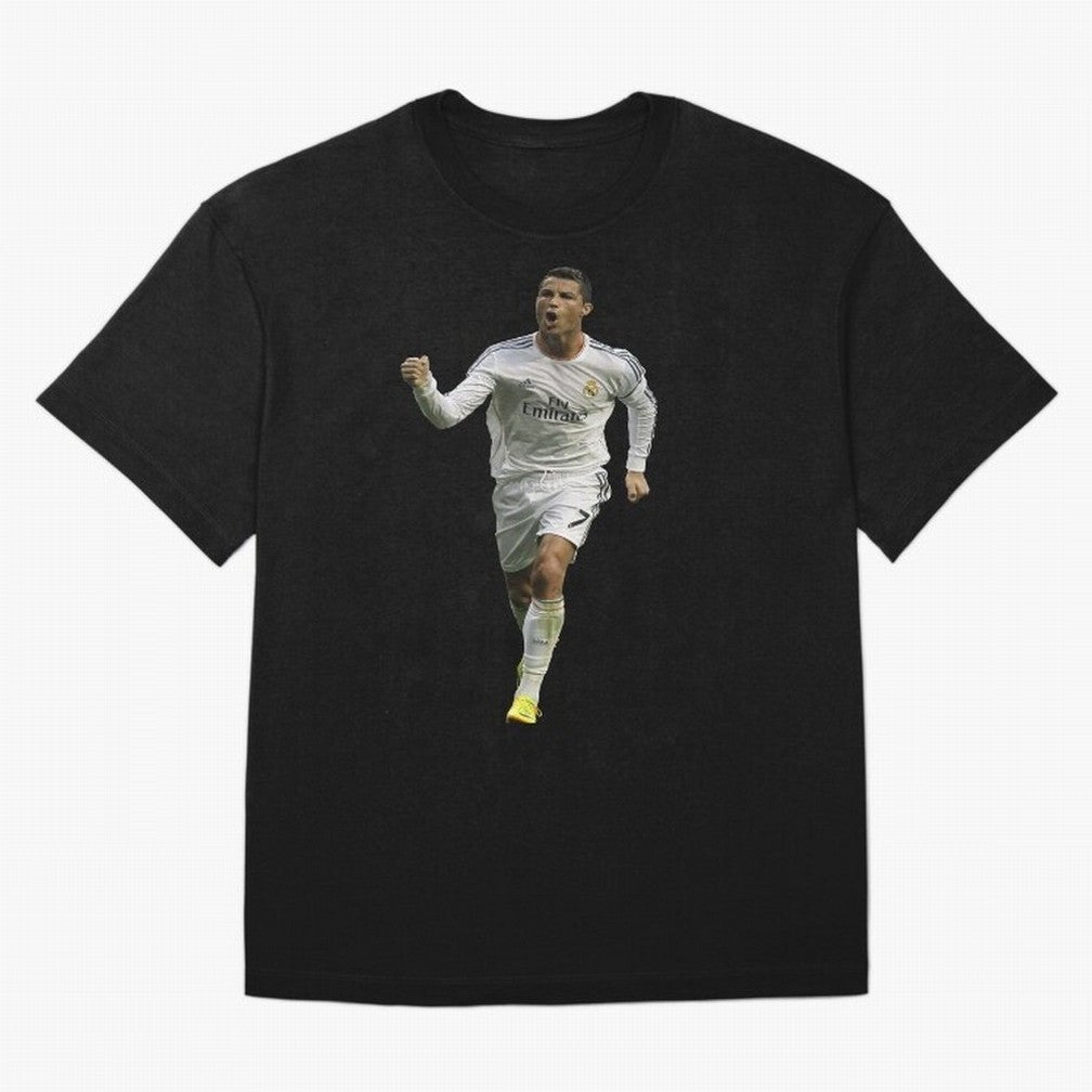 Cristiano Cool Sticker Oversized T-Shirt Bring Retro Soccer Energy to Match Day Hype around FIFA World Cup 2026 Group Stage, Haaland and Mbappe, Argentina, France and Brazil, Championship Spirit, Famous Goals, Roaring Crowds and International