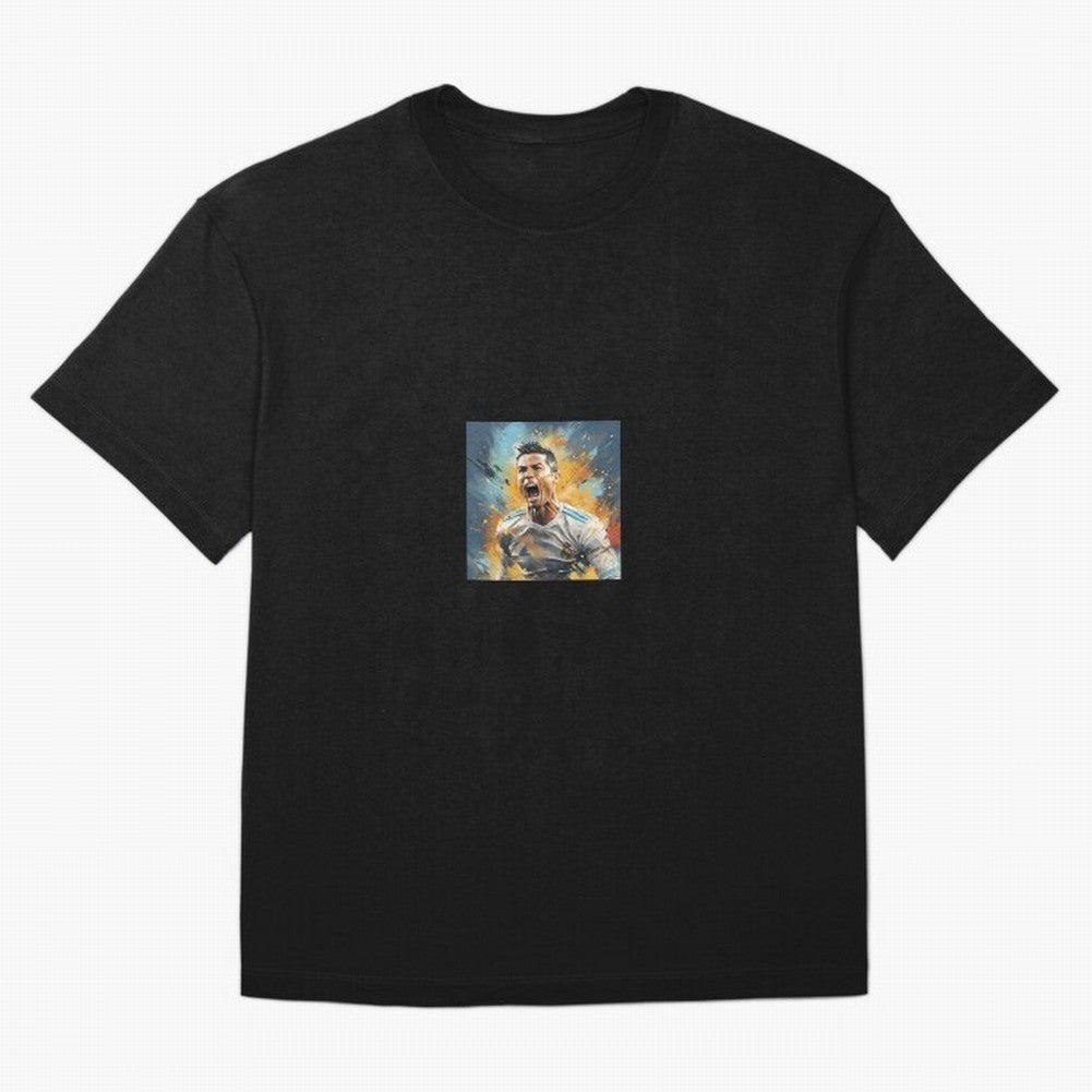 Cristiano Ronaldo Oversized T-Shirt Feel the Trophy Chase of Global Football Passion for FIFA World Cup 2026 USA Canada Mexico, with Neymar, Haaland and Cristiano Ronaldo, England and Germany, Champion Mindset, Group Stage Buzz, Knockout Tension