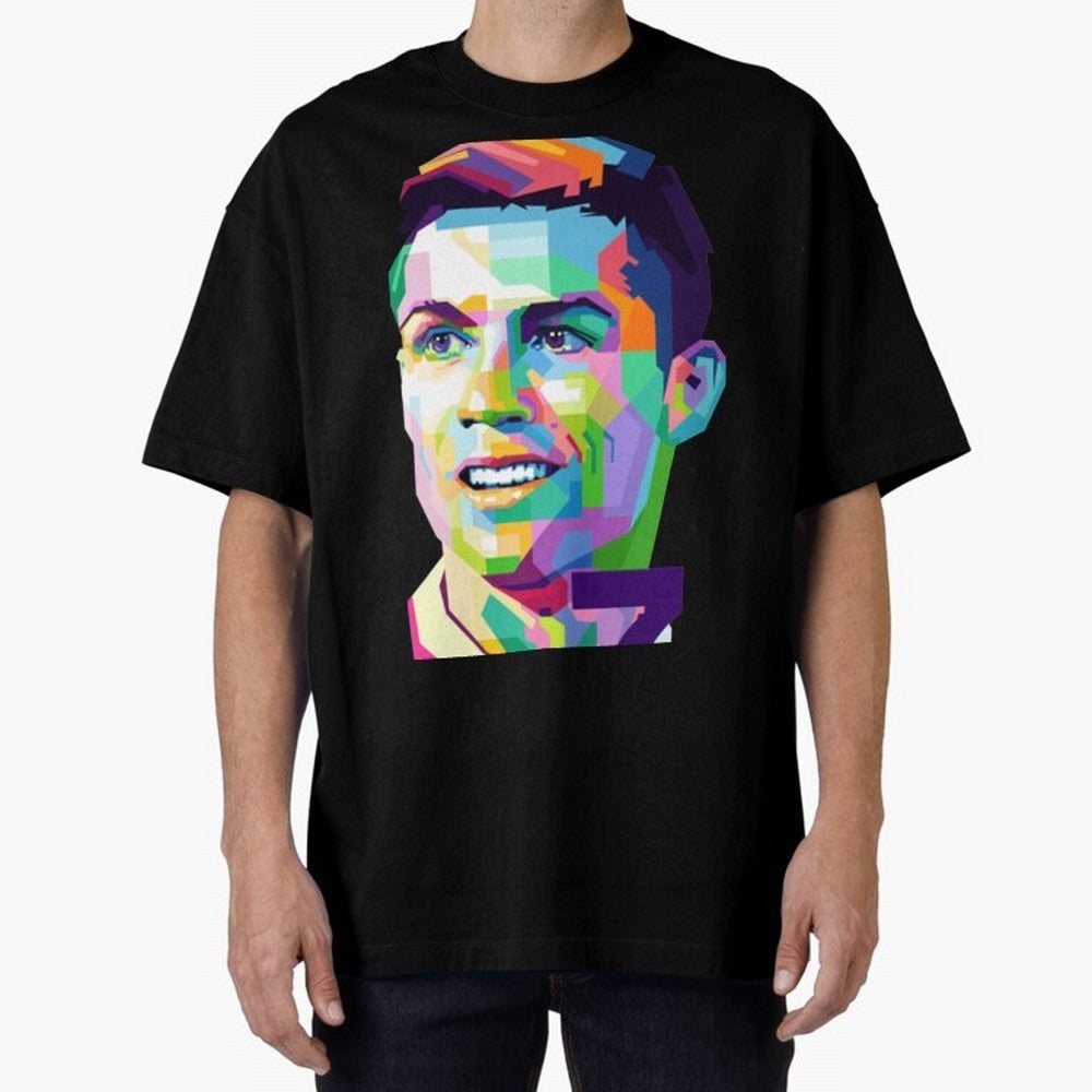 Cristiano Ronaldo CRISTIANO RONALDO 7 Oversized T-Shirt Celebrate Global Passion for FIFA World Cup 2026 Driven by Haaland and Mbappe, Spain and Netherlands Energy, Sports Nostalgia, International Competition, Famous Players and Unforgettable